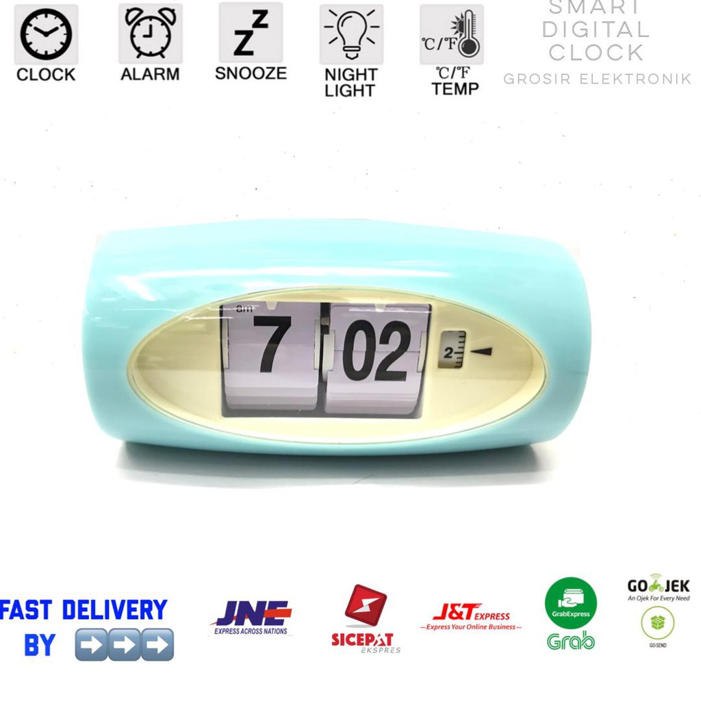 Jam Meja Digital Led Weker / Digital Alarm Clock Dekorasi Rumah Souvenir GH-1008