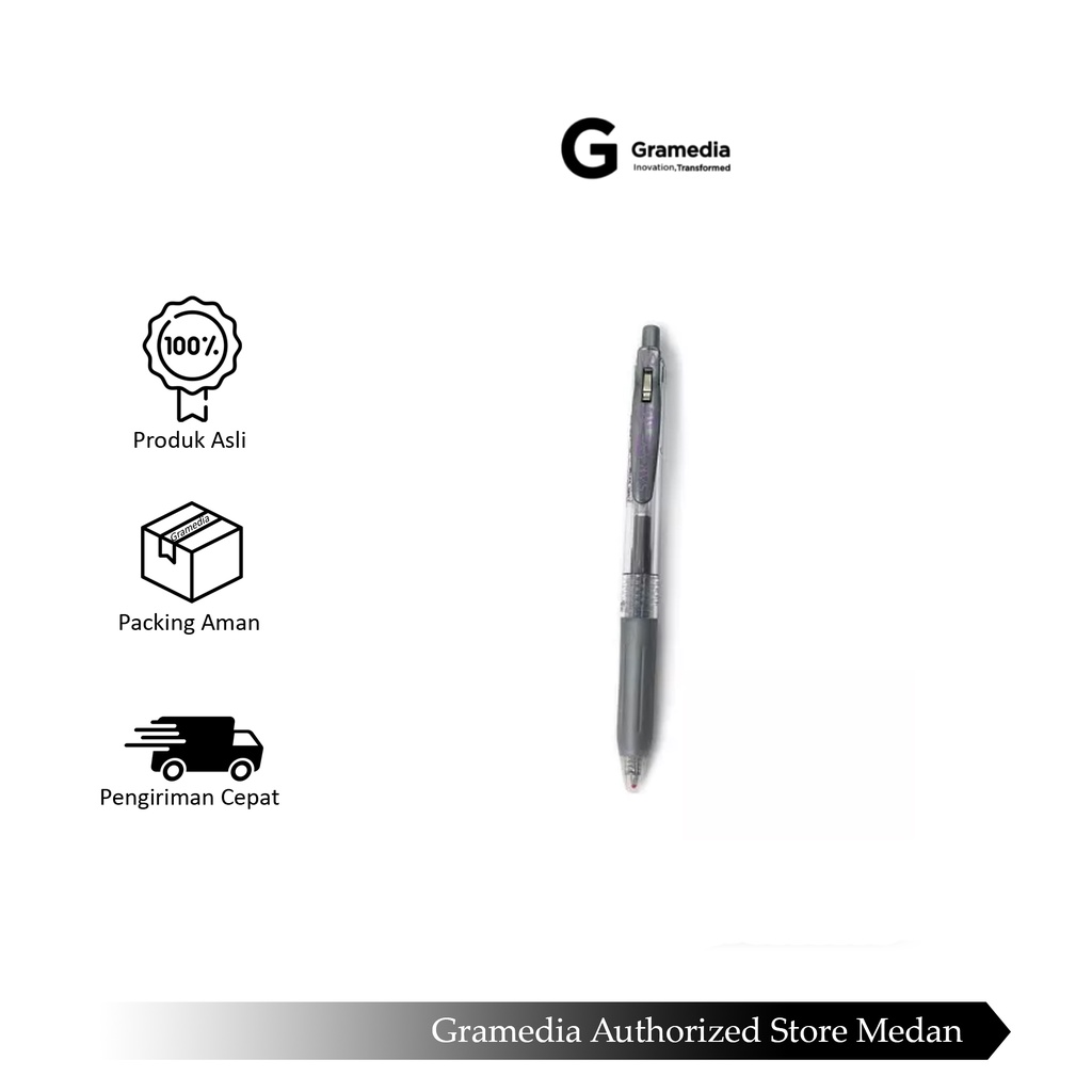 

Gramedia Medan - ZEBRA SARASA CLIP 1.0 SILVER/PC