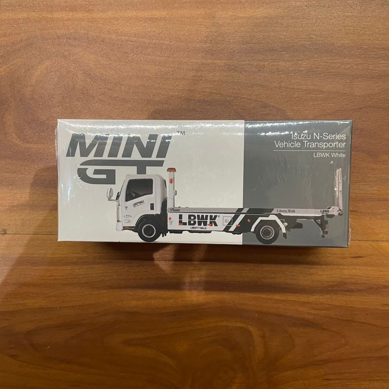 MINI GT minigt 356 LBWK ISUZU N SERIES WHITE