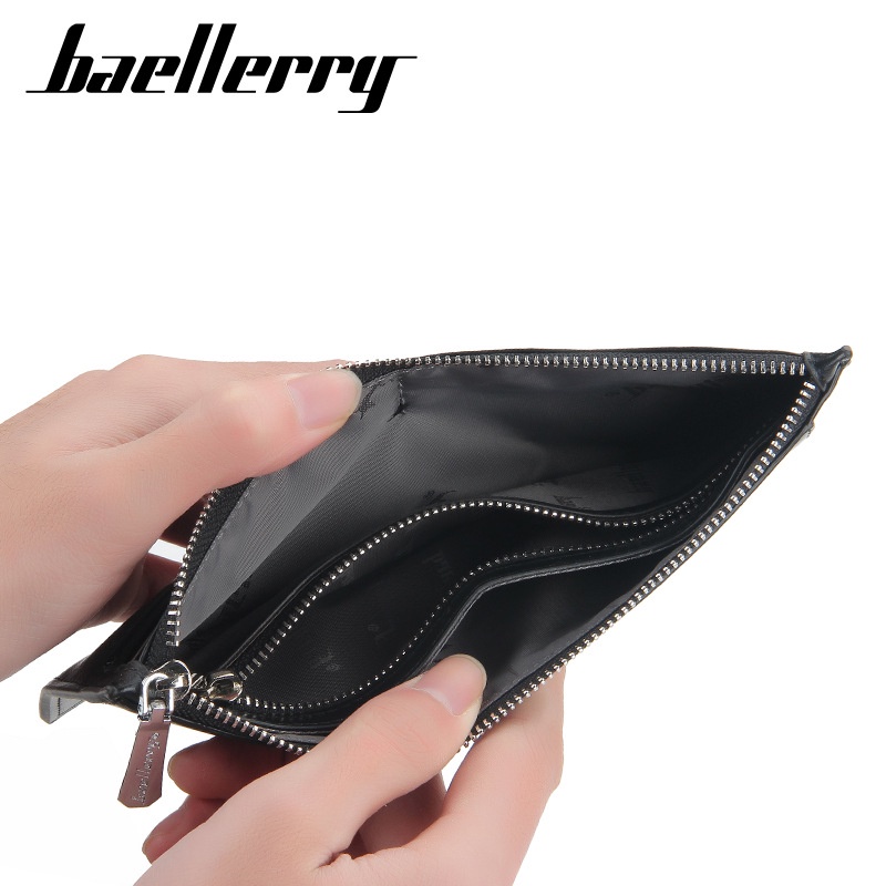 BAELLERRY C2350 Dompet Pria Panjang Bahan Kulit PU Leather Premium WATCHKITE WKOS