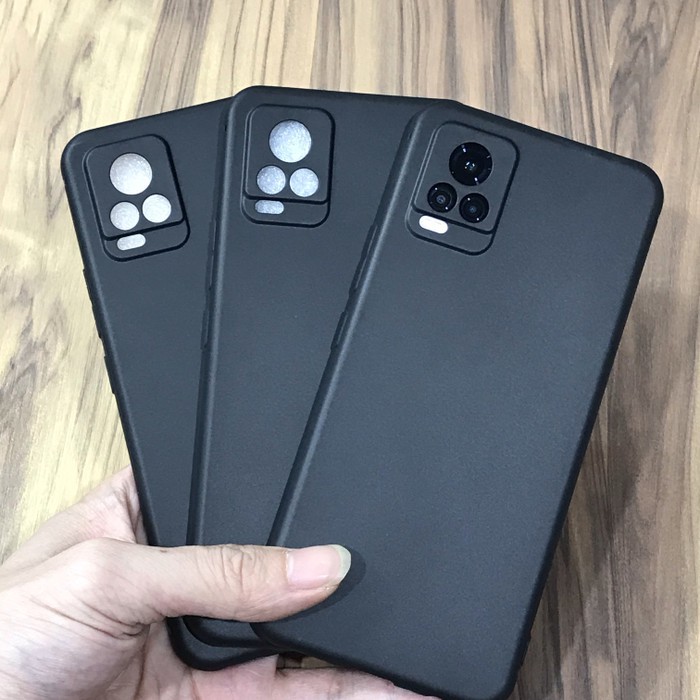 PREMIUM BLACK MATTE WITH CAMERA PROTECTOR FOR VIVO V20