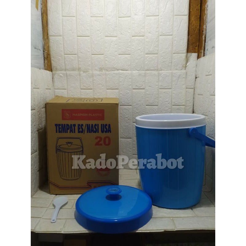 Termos Nasi Hangat - Termos Nasi Jualan-rice bucket RB maspion 20Liter