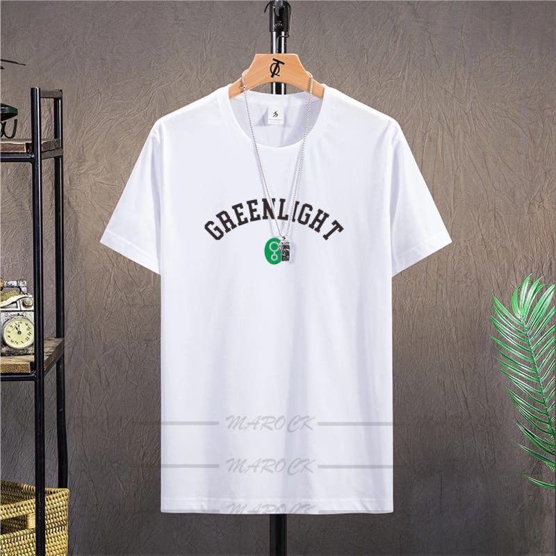 Kaos pria distro greenlight better ada 6 warna basic kaos pria distro