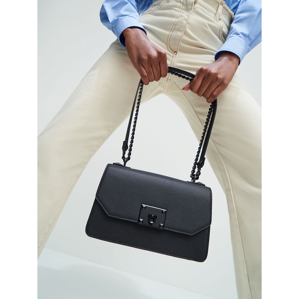 TAS bahu selempang wanita medium gold C&amp;K #8816