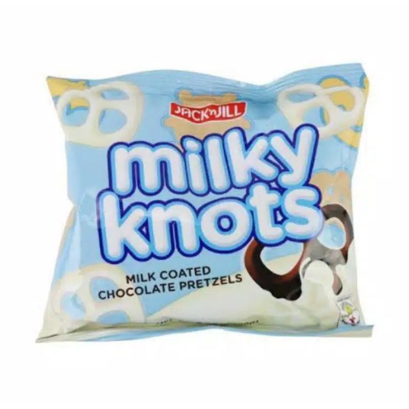 Milky Knots 14g / Biskuit Snack Susu