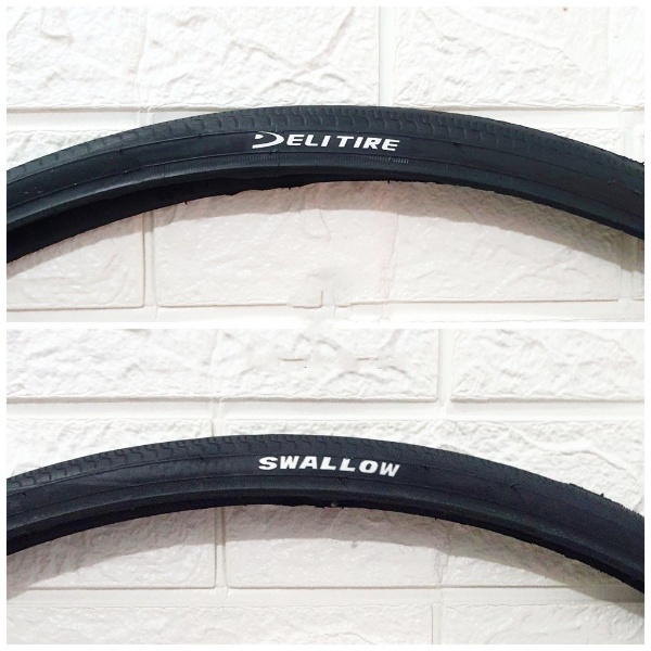 BAN LUAR SEPEDA 700 x 23 c deli tire 700c swallow fixie roadbike