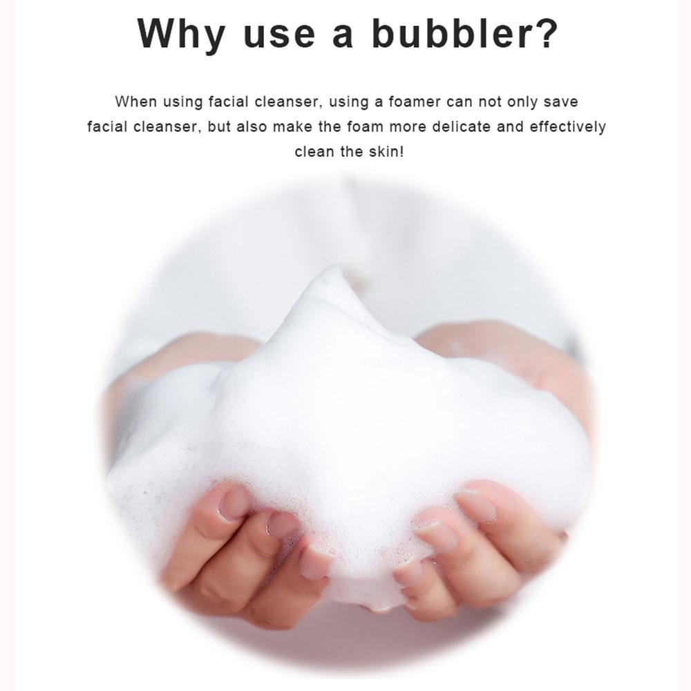 [Elegan] Foam Bubble Maker Cup Portable Alat Pembersih Wajah Tubuh Cuci Tubuh Shampoo Krim Pembersih Bubble Maker