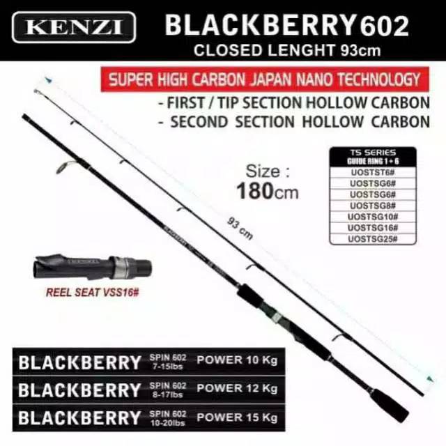 REDY STOK ALAT PANVING JORAN KENZI BLACKBERRY 602 180CM 8-17LB DAN 10-20LB