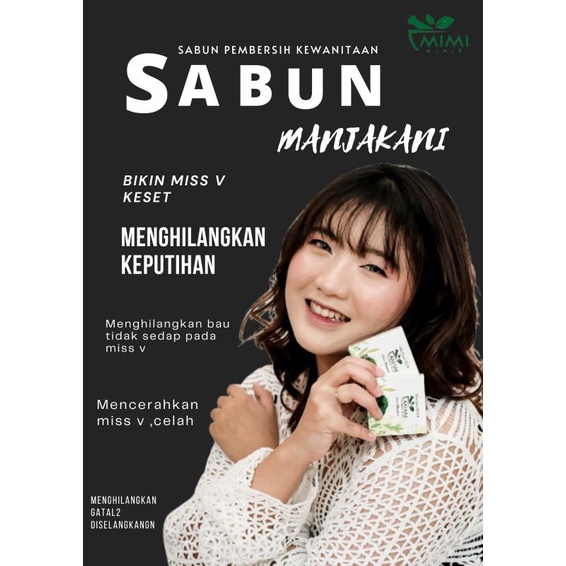 SABUN MANJAKANI MIMI AJAIB SABUN MISS UNTUK PERAWATAN KEWANITAAN COCOK MULAI GADIS SAMPAI ORANG TUA 
