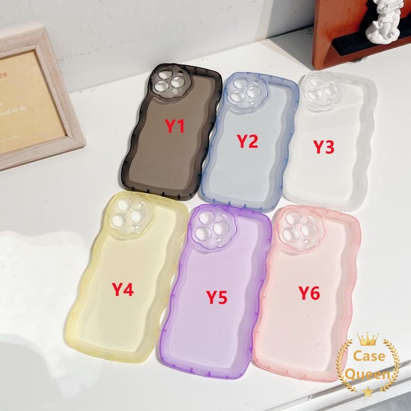 Soft Case Tpu Transparan Tebal Motif Bunga Untuk IPhone 11 12 13 Pro XR 8Plus 7Plus 7 8 Max X XS