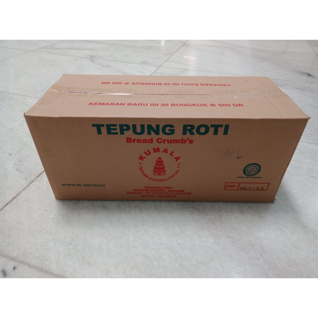 

Tepung Roti Kumala 500 Gr 1 Carton (isi 20) KHUSUS GOSEND