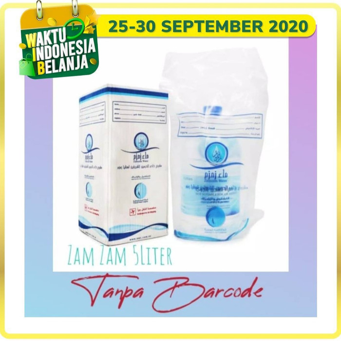 

Kkeanashop Air Zam Zam 5 Liter Asli Barcode