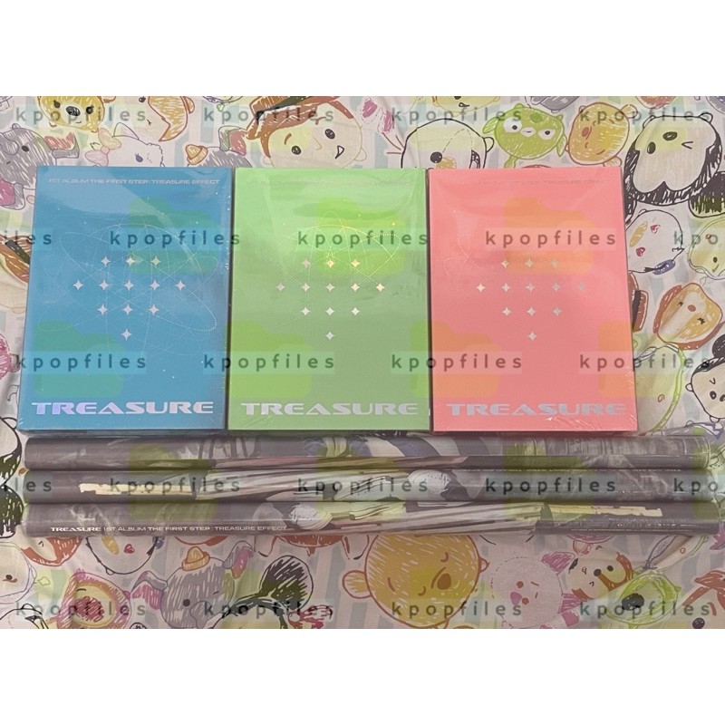 [READY STOCK] SEALED + POSTER Treasure Full Album : TREASURE EFFECT
