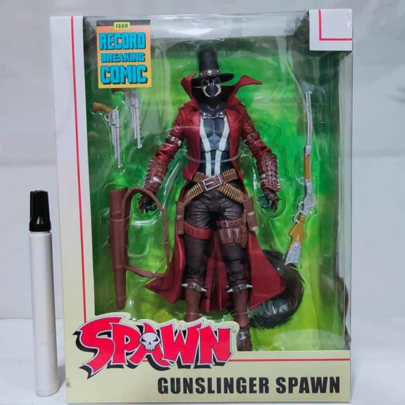 mainan action figure gunslinger spawn mcfarlanetinggi sekitar 7 inchartikulasi detailCWIJtipDSD

#gu