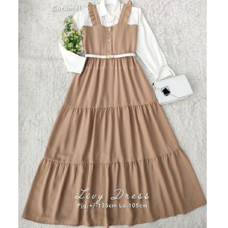 "LY.11Au22d" livy dress | Gamis Remaja | Gamis Kekinian