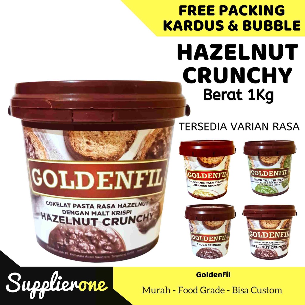 

NG Goldenfil Strawberry / Selai Roti Bakar / Toping Roti / Selai Roti / Selai Coklat /Olesan Roti