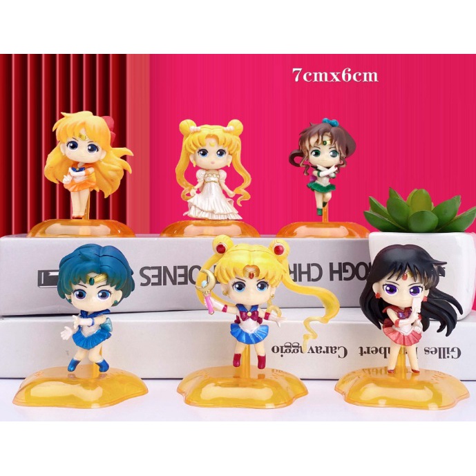 Anime Action Figure Sailor Moon Sailormoon Sakura Jupiter Mars Mercury