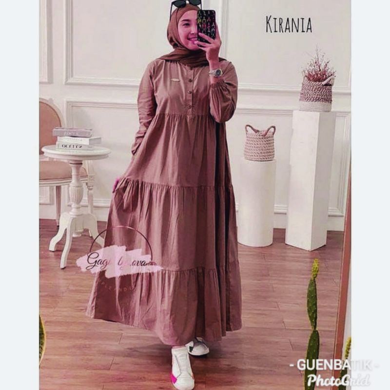 DRESS KIRANIA VIRAL DRESS KEKINIAN TERLARIS