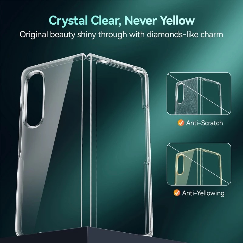 Hard Case PC Ultra Tipis Shockproof Cover Proteksi Lensa Kamera Samsung Galaxy Z Fold 3