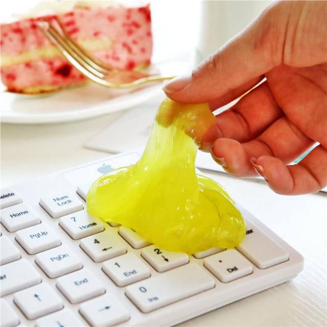 SLIME JELLY CLEANER - Gel Pembersih Debu Lem Pelengket Debu Keyboard Laptop Kamera