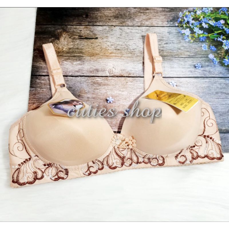 BRA KOMBINASI BORDIR CANTIK, SIZE 36-42