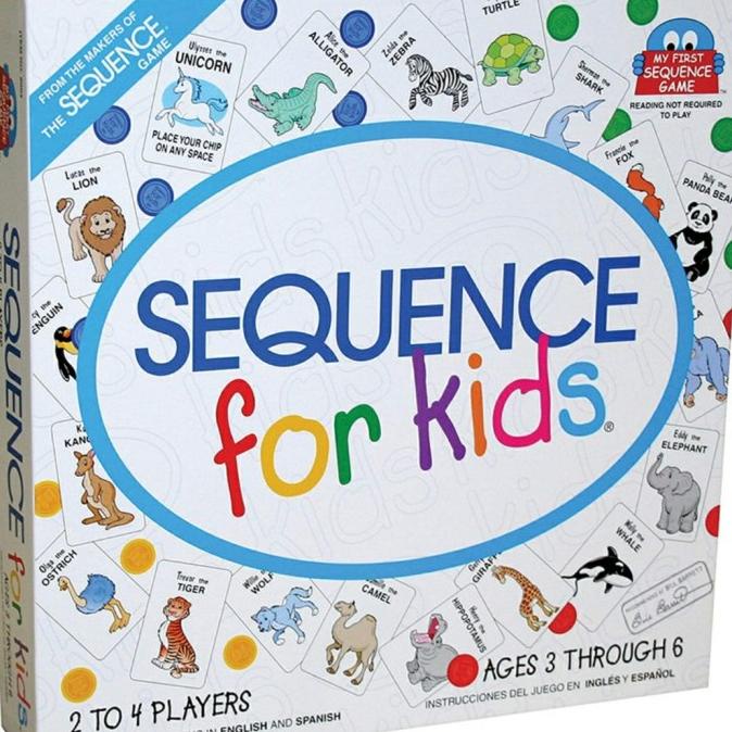 ] Sequence for kids board game strategy board game mainan keluarga