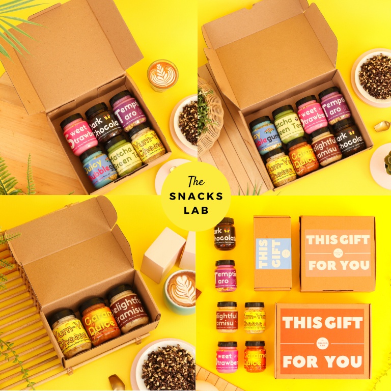 HAMPERS CRUNCHY CHOCO JAR by SnackLab Gift Box Souvenir Parcel/ Ulang Tahun  Birthday Wisuda Wedding