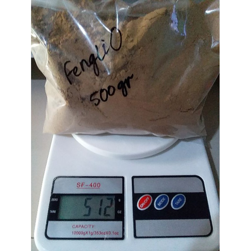 Fengli0 500gr pelet udang serbuk fengli 0 pakan udang burayak cupang guppy 500gram