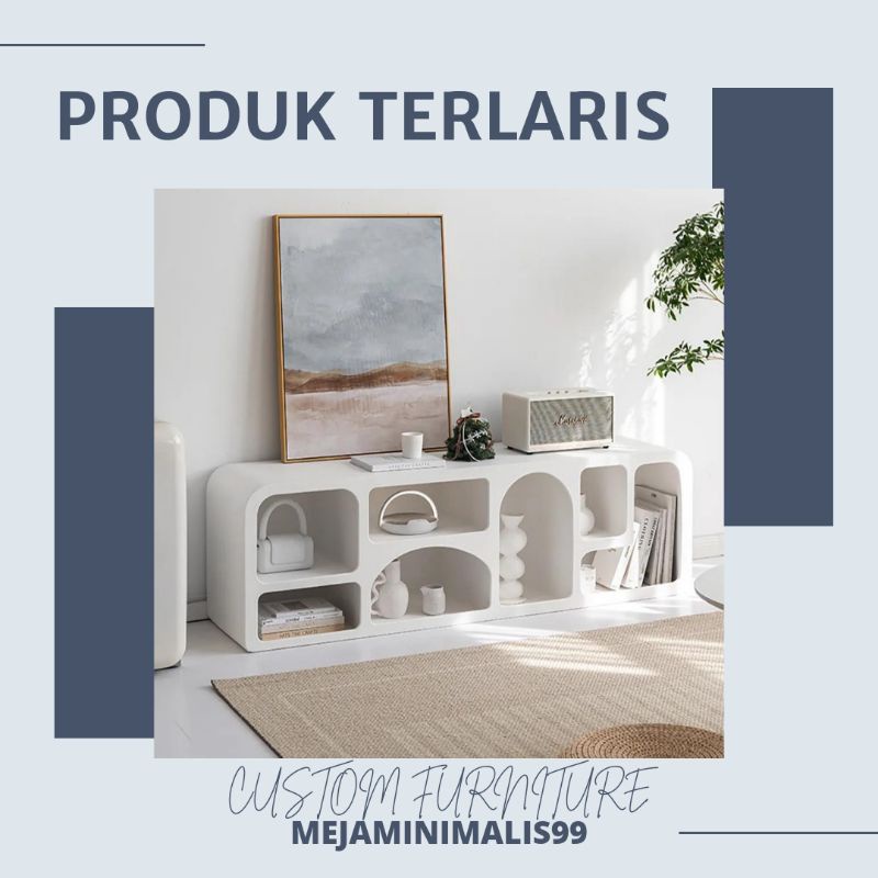 TIVA - LEMARI HIAS RAK HIAS PAJANGAN LEMARI MINIMALIS RAK MINIMALIS KABINET MODERN
