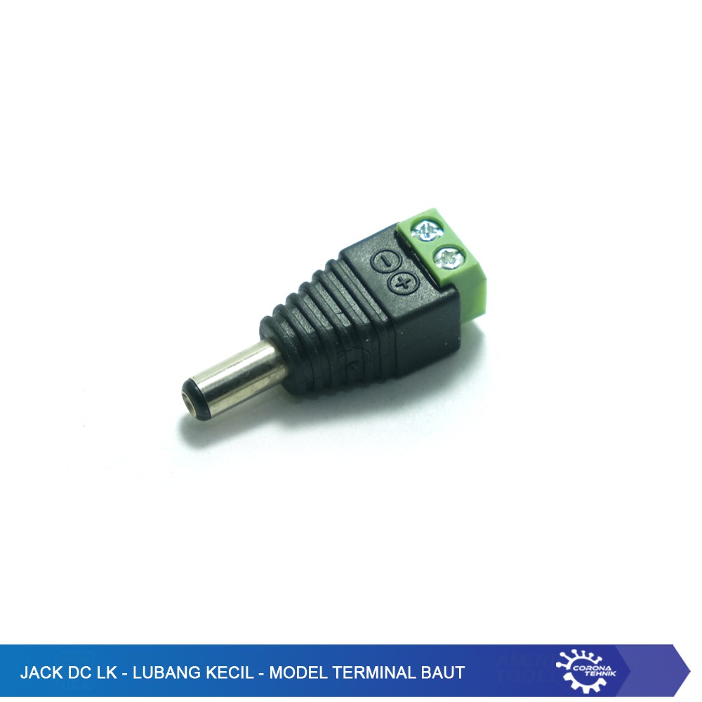 Jack DC LK - Lubang Kecil - Model Teriminal Baut