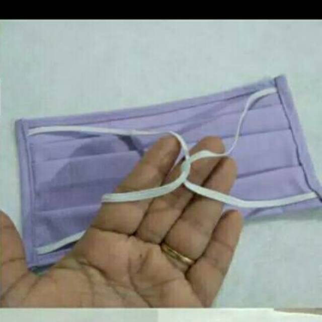 (COD)Masker Kain / Masker Tali Hijab / Masker Murah / Masker Hijab Tali / Masker Karet