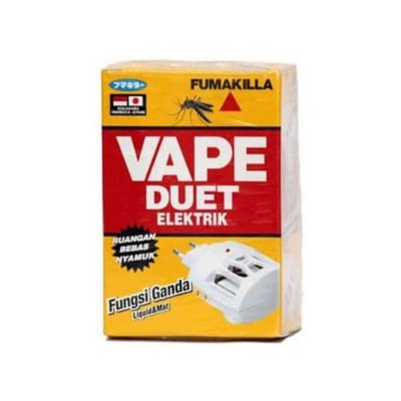 Fumakilla - Vape Duet Ekektrik Fungsi Ganda (Isi bisa Mat & Liquid)