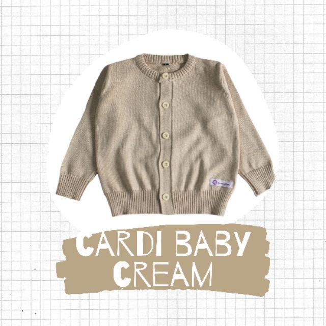 CARDIGAN BAYI 0-4 TAHUN | JAKET BAYI | CARDIGAN BAYI PREMIUM-Cream