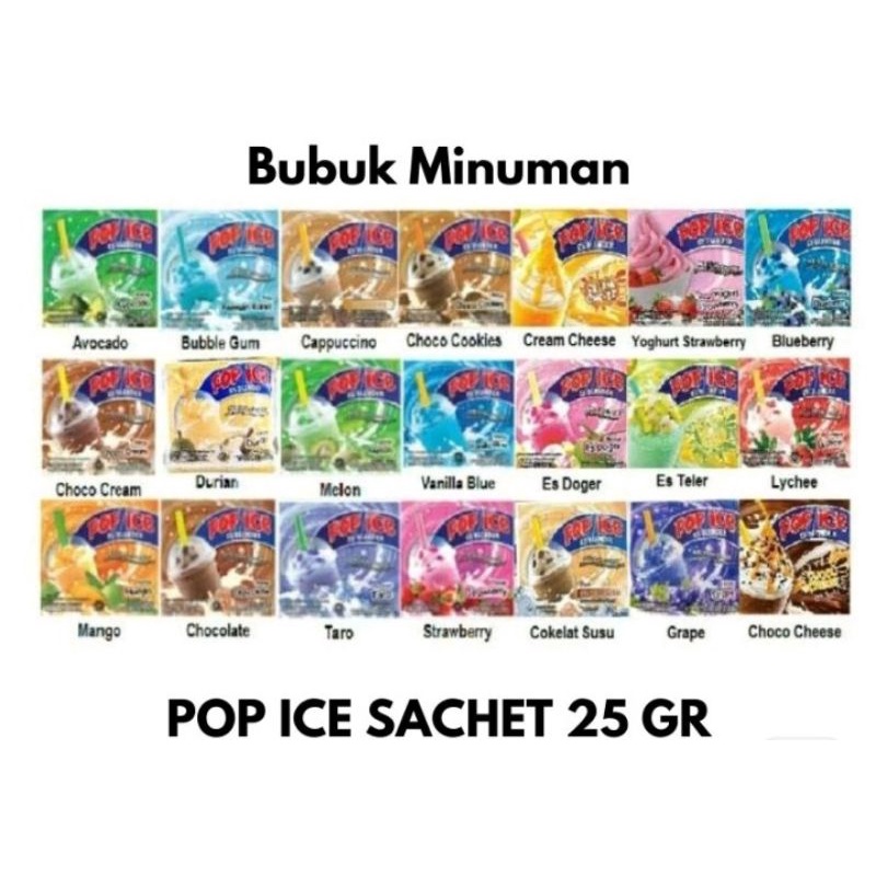 Jual Pop Ice All Varian Rasa Renceng Shopee Indonesia