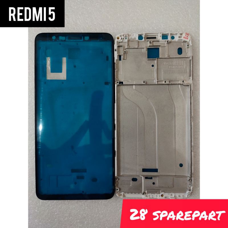 FRAME LCD/DUDUKAN LCD/TULANG TENGAH REDMI 5 Original