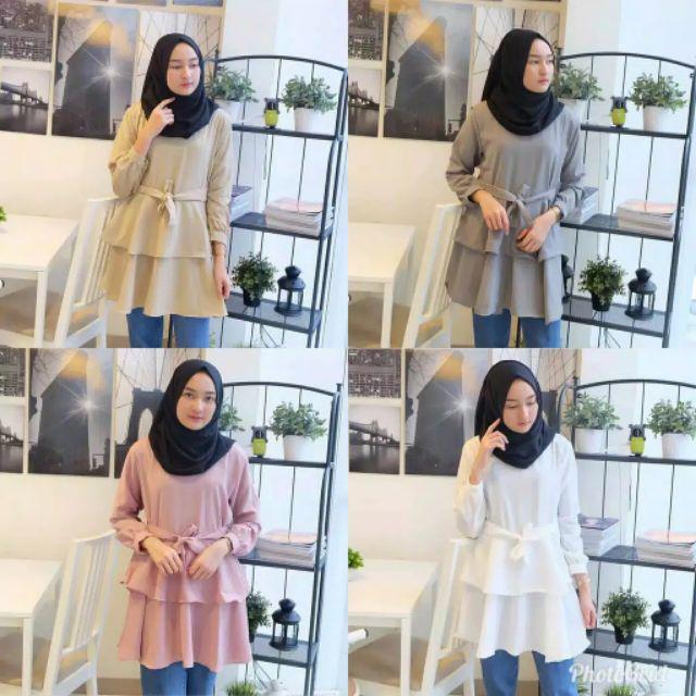 Couple Keluarga Batik Couple Keluarga Motif Kupu Warna Coklat Sama Abu