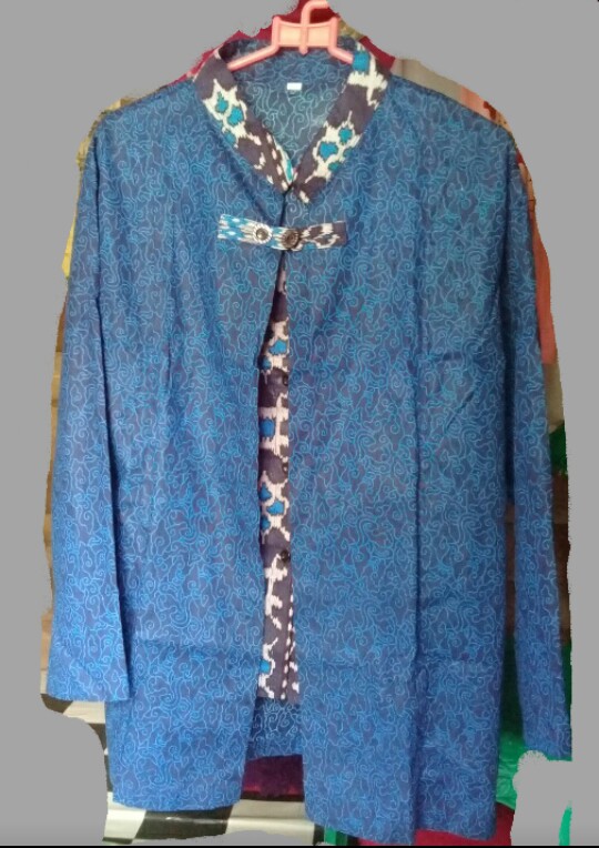 Atasan Batik Wanita Blouse Batik Wanita Lengan Panjang Baju Batik Kantor Katun Adem