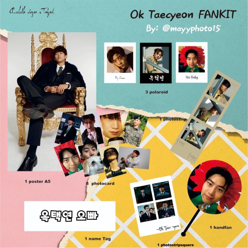 [READY STOK] FANKIT TAECYEON VINCENZO TAECYEON 2PM aka OM BABO BABEL