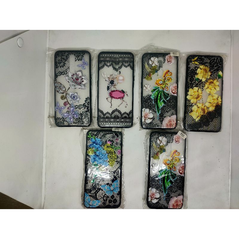 SOFTCASE BATIK Hena OPPO F11 bunga flower