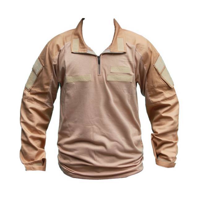 combat shirt tan / baju kaos tactical /combat shirt