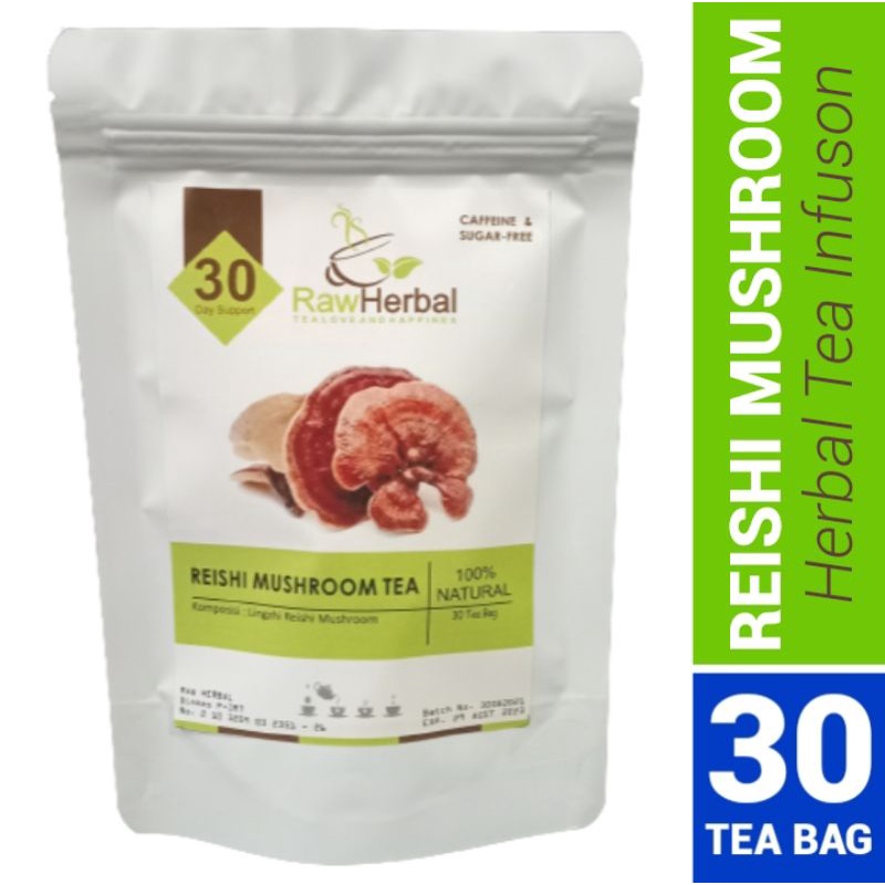 Reishi Mushroom Tea : Lingzhi Reishi Ganoderma Lucidum Isi 30 Tea Bag