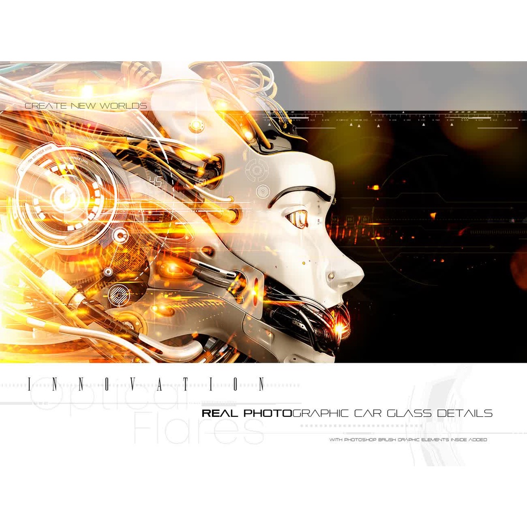 Rons Sci-Fi Optical Flares Brushes - Photoshop Action