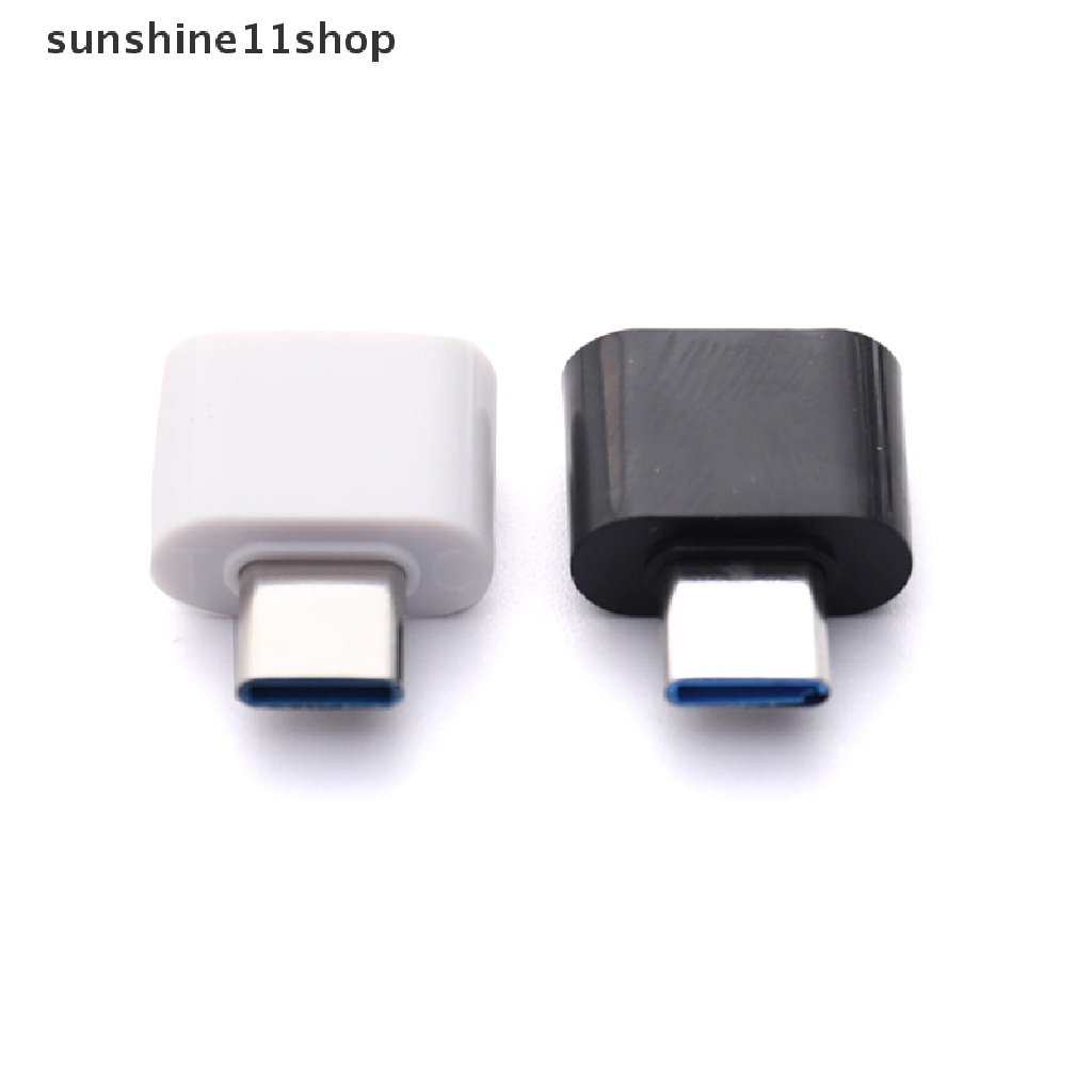 (SHO) Adapter OTG USB Female Ke Tipe-C Male Untuk Smartphone Android