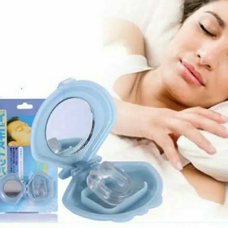 Alat Hidung Anti Ngorok Dengkur Effective Snore Stopper + Miror Case