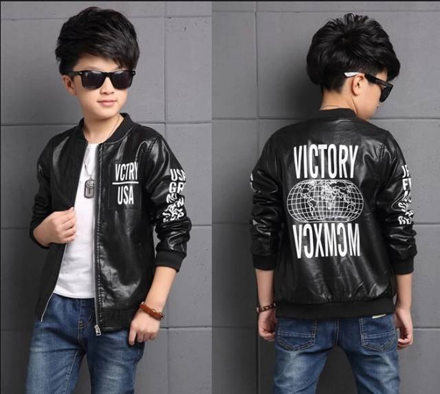 TOTOTAshop.Jaket Kids VICTORY,Bahan METALIC