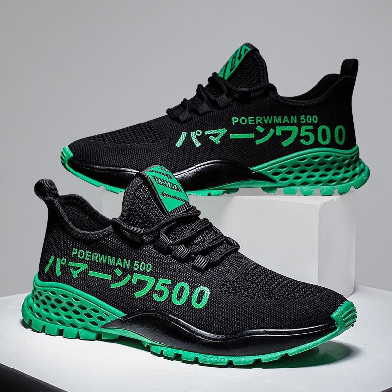 Mainland Sepatu Pria Sport Running Shoes Sneakers Casual Mesh Olahraga Fashion Import MR120