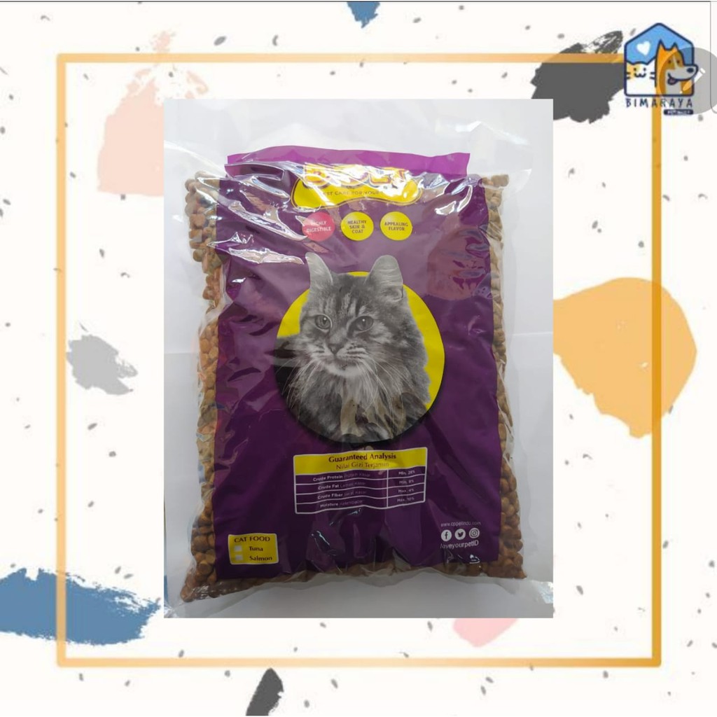 BOLT SALMON CAT FOOD / MAKANAN KUCING REPACK