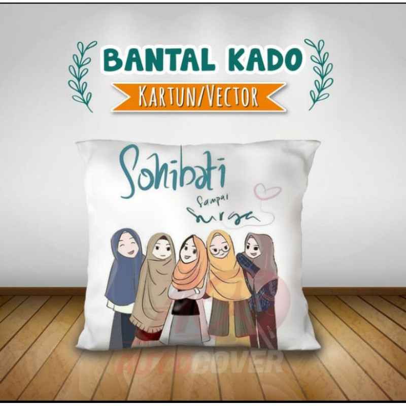 BANTAL CUSTOM POTO SAHABAT PACAR KELUARGA ANAK U. 35X30