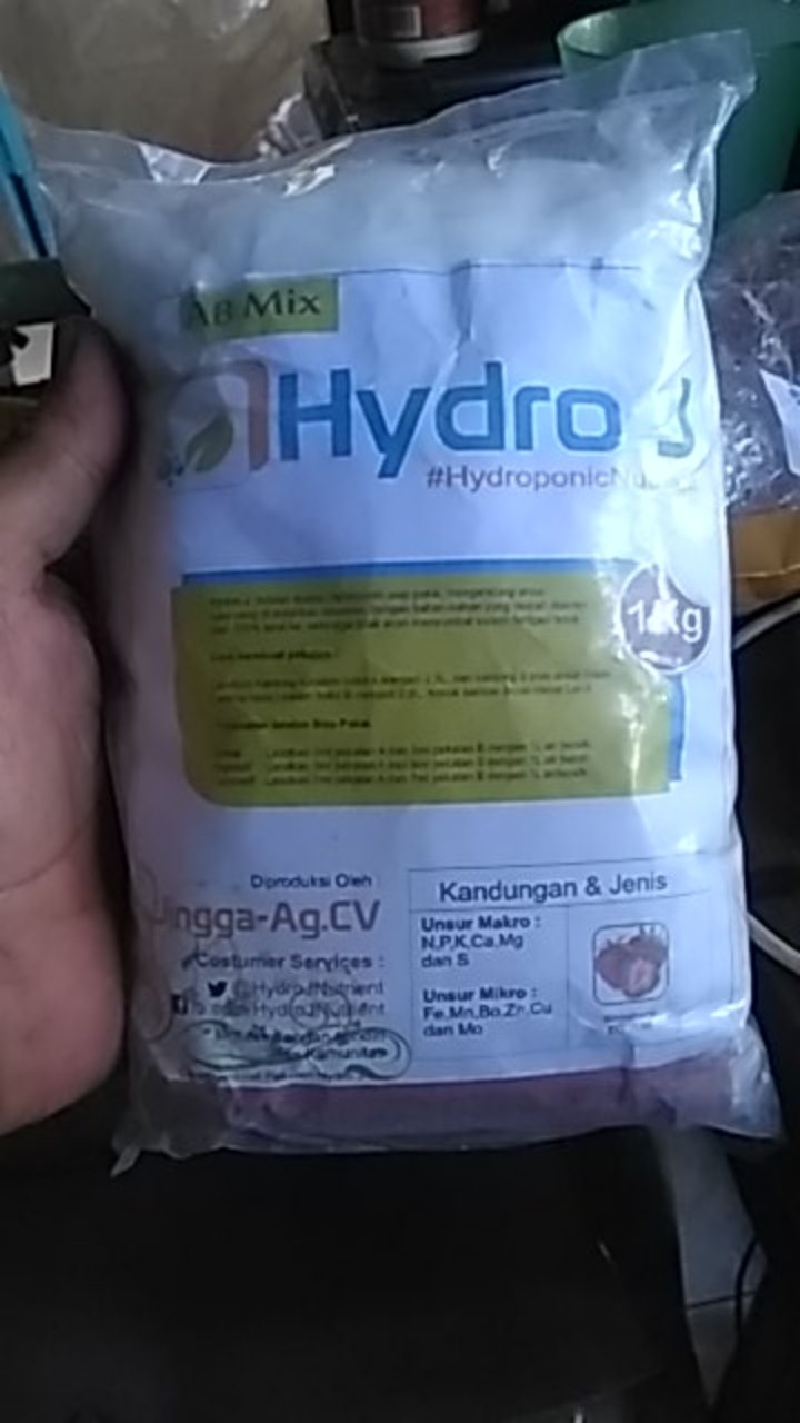 Nutrisi Hidroponik Ab Mix Hydro J Strawberry 1 Kg