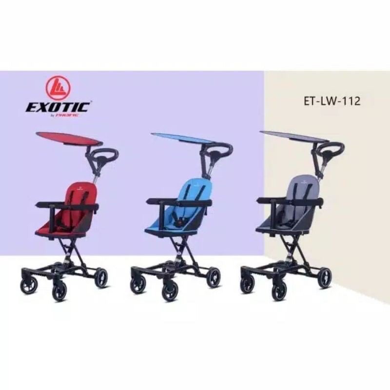 STROLLER TRAVELING KURSI DORONG ANAK/ BAYI Exotic stroller ET-LW 112 Baby Stroller mainan bayi/Rider Magic Stroller Exotic